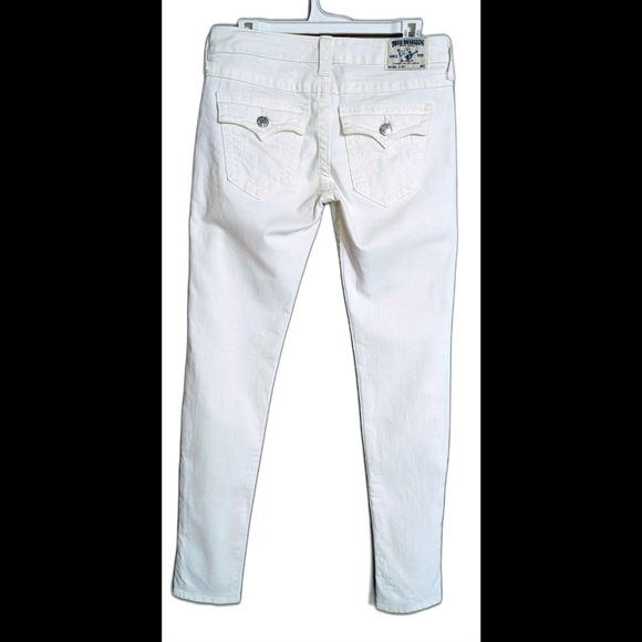 True Religion White Skinny Jeans 29 - Picture 5 of 9